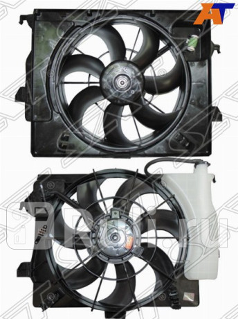 ST-HNS1-201-0 - Вентилятор радиатора охлаждения (SAT) Hyundai Solaris 1 рестайлинг (2014-2017) для Hyundai Solaris 1 (2014-2017) рестайлинг, SAT, ST-HNS1-201-0