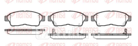 0402.02 - Колодки тормозные дисковые передние (REMSA) Toyota Gaia (1998-2004) для Toyota Gaia (1998-2004), REMSA, 0402.02
