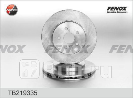 TB219335 - Диск тормозной передний (FENOX) Toyota Highlander (2003-2007) для Toyota Highlander 1 (2003-2007) рестайлинг, FENOX, TB219335