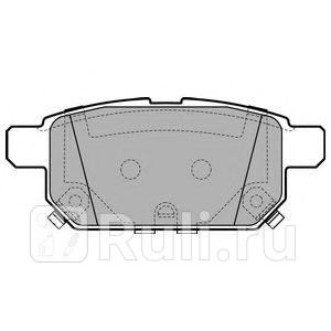 LP2687 - Колодки тормозные дисковые задние (DELPHI) Suzuki Vitara (2014-2020) для Suzuki Vitara (2014-2021), DELPHI, LP2687