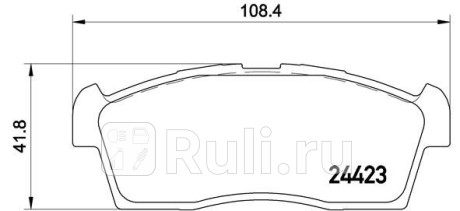 P 54 049 - Колодки тормозные дисковые передние (BREMBO) Suzuki Alto (2009-2014) для Suzuki Alto (2009-2014), BREMBO, P 54 049