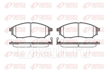 0852.14 - Колодки тормозные дисковые передние (REMSA) Nissan Pathfinder R52 (2013-2017) для Nissan Pathfinder R52 (2013-2017), REMSA, 0852.14
