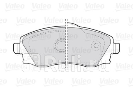 301456 - Колодки тормозные дисковые передние (VALEO) Opel Tigra B (2004-2009) для Opel Tigra B (2004-2009), VALEO, 301456