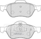 Колодки тормозные дисковые передние FDB1866
