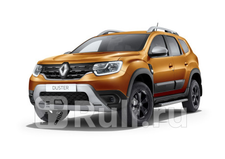 B173AL.4701.3 - Пороги-подножки (комплект) bmw-style (RIVAL) Renault Duster рестайлинг (2015-2020) для Renault Duster (2015-2021) рестайлинг, RIVAL, B173AL.4701.3