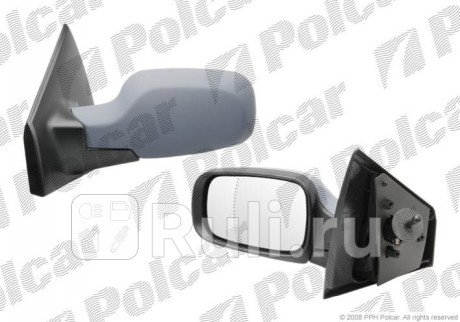6055512M - Зеркало левое (Polcar) Renault Clio 3 (2005-2009) для Renault Clio 3 (2005-2009), Polcar, 6055512M