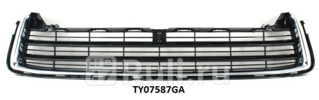 TY07587GA - Решетка переднего бампера верхняя (TYG) Toyota Highlander (2013-2016) для Toyota Highlander 3 (2013-2020), TYG, TY07587GA