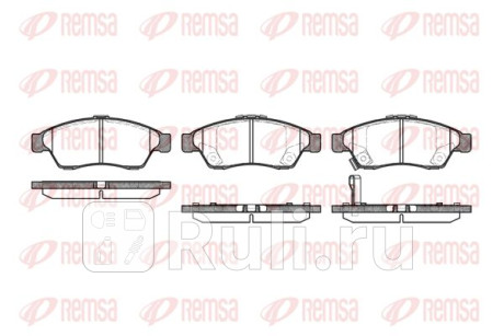 0875.01 - Колодки тормозные дисковые передние (REMSA) Suzuki Liana (2001-2008) для Suzuki Liana (2001-2008), REMSA, 0875.01