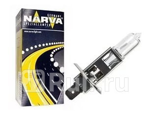 48350 C1 - Лампа H1 (100W) NARVA Rally 3300K для Автомобильные лампы, NARVA, 48350 C1