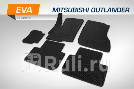 3400101 - Коврики в салон 5 шт. (AutoFlex) Mitsubishi Outlander рестайлинг (2015-2021) для Mitsubishi Outlander 3 (2015-2021) рестайлинг, AutoFlex, 3400101