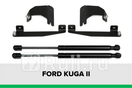 KU-FD-KG02-02 - Амортизатор капота (2 шт.) (Pneumatic) Ford Kuga 2 рестайлинг (2016-2020) для Ford Kuga 2 (2016-2020) рестайлинг, Pneumatic, KU-FD-KG02-02