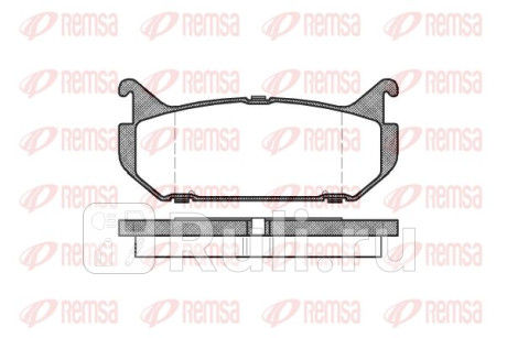 0416.00 - Колодки тормозные дисковые задние (REMSA) Mazda 323 BJ (1998-2003) для Mazda 323 BJ (1998-2003), REMSA, 0416.00