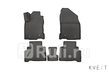 KVESTLEX00003Kg - 3d коврики в салон 5 шт. (KVEST) Lexus NX (2014-2020) для Lexus NX (2014-2021), KVEST, KVESTLEX00003Kg