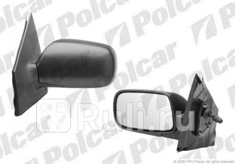8103521M - Зеркало правое (Polcar) Toyota Yaris (1999-2003) для Toyota Yaris (1999-2005), Polcar, 8103521M