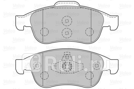 301059 - Колодки тормозные дисковые передние (VALEO) Nissan Terrano 3 (2014-2021) для Nissan Terrano 3 (2014-2021), VALEO, 301059