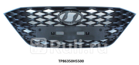 TP86350H5500 - Решетка радиатора (ТЕХНОПЛАСТ) Hyundai Solaris 2 рестайлинг (2020-2021) для Hyundai Solaris 2 (2020-2021) рестайлинг, ТЕХНОПЛАСТ, TP86350H5500