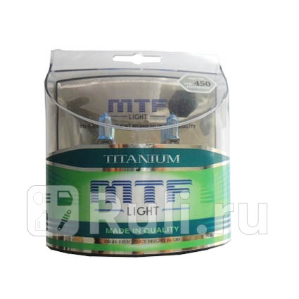 MTF-H1-T - Лампа H1 (55W) MTF Titanium 4300K для Автомобильные лампы, MTF, MTF-H1-T