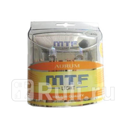 MTF-H3-AU - Лампа H3 (55W) MTF Aurum для Автомобильные лампы, MTF, MTF-H3-AU