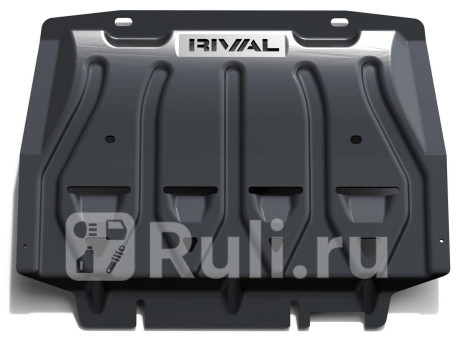 2111.1841.1.3 - Защита радиатора + комплект крепежа (RIVAL) Ford Ranger (2011-2015) для Ford Ranger (2011-2015), RIVAL, 2111.1841.1.3