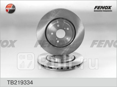 TB219334 - Диск тормозной передний (FENOX) Toyota C-HR (2016-2020) для Toyota C-HR (2016-2021), FENOX, TB219334