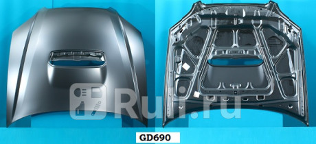 GD690 - Капот (GORDON) Subaru Legacy BL/BP (2003-2009) для Subaru Legacy BL/BP (2003-2009), GORDON, GD690