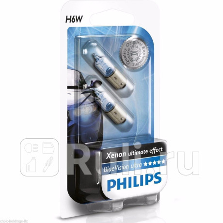 12036 - Лампа H6W (6W) PHILIPS для Автомобильные лампы, PHILIPS, 12036