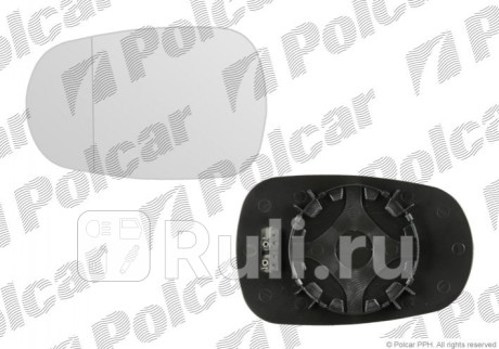 6007546M - Зеркальный элемент (1 шт.) левый/правый (Polcar) Renault Scenic 1 (1996-1999) для Renault Scenic 1 (1996-1999), Polcar, 6007546M