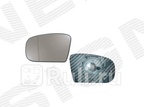 SBZM1011AL - Зеркальный элемент левый (SIGNEDA) Mercedes W220 (1998-2005) для Mercedes W220 (1998-2005), SIGNEDA, SBZM1011AL