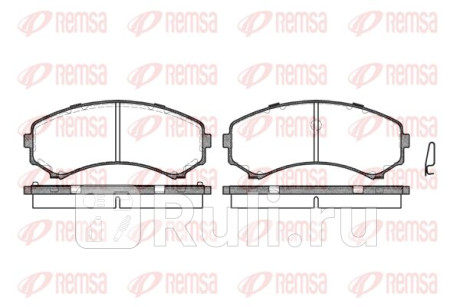 0396.00 - Колодки тормозные дисковые передние (REMSA) Mitsubishi Grandis (2003-2011) для Mitsubishi Grandis (2003-2011), REMSA, 0396.00