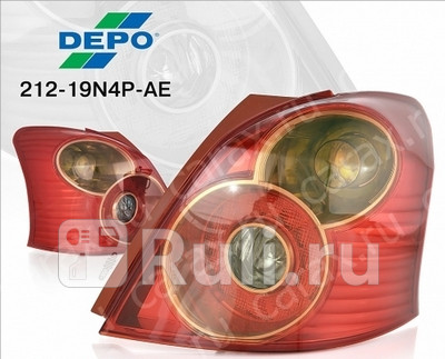 212-19N4P-AE - Тюнинг-фонари (комплект) в крыло (DEPO) Toyota Yaris (2005-2012) для Toyota Yaris (2005-2012), DEPO, 212-19N4P-AE