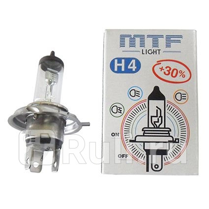 MTF-H4-ST30 - Лампа H4 (60/55W) MTF Standart +30% яркости для Автомобильные лампы, MTF, MTF-H4-ST30