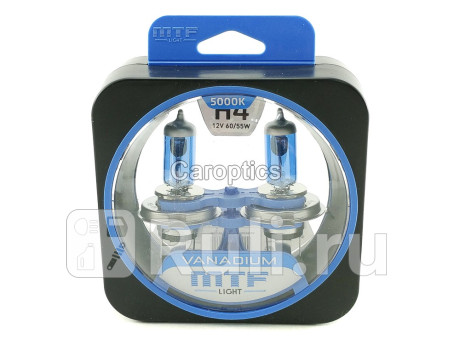 MTF-H4-V - Лампа H4 (60/55W) MTF Vanadium 5000K для Автомобильные лампы, MTF, MTF-H4-V
