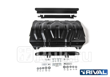 222.4046.2 - Защита радиатора + комплект крепежа (RIVAL) Fiat Fullback (2015-2020) для Fiat Fullback (2016-2020), RIVAL, 222.4046.2