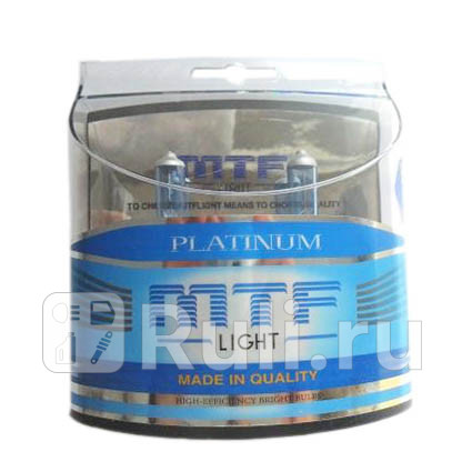 MTF-H7-PL - Лампа H7 (55W) MTF Platinum 3800K для Автомобильные лампы, MTF, MTF-H7-PL