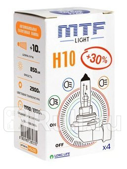 HS1210 - Лампа H10 (42W) MTF Standart 3000K +30% яркости для Автомобильные лампы, MTF, HS1210