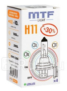 Лампа H11 (55W) MTF Standart 3000K +30% яркости HS1211