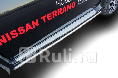 AFZDANTER1407 - Защита порогов d42 труба (Arbori) Nissan Terrano 3 (2014-2021) для Nissan Terrano 3 (2014-2021), Arbori, AFZDANTER1407