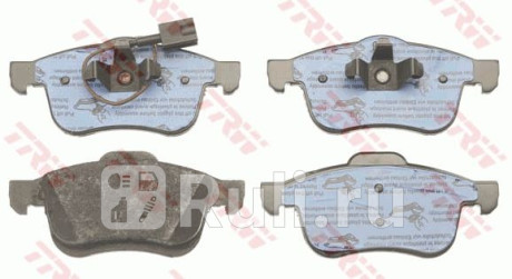 GDB1864 - Колодки тормозные дисковые передние (TRW) Fiat Doblo 2 (2010-2015) для Fiat Doblo 2 (2010-2015), TRW, GDB1864