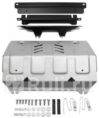 2333.4046.1.6 - Защита радиатора + комплект крепежа (RIVAL) Mitsubishi L200 (2015-2021) для Mitsubishi L200 (2015-2021), RIVAL, 2333.4046.1.6